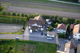 Photographie aérienne de Chambres, Restaurant Gaukel à le quartier Urloffen in Appenweier dans le département Bade-Wurtemberg, Allemagne