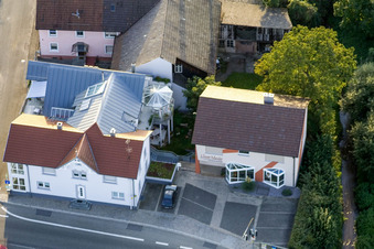 Vue aérienne de Landstr à le quartier Urloffen in Appenweier dans le département Bade-Wurtemberg, Allemagne