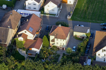 Vue aérienne de Landstr à le quartier Urloffen in Appenweier dans le département Bade-Wurtemberg, Allemagne
