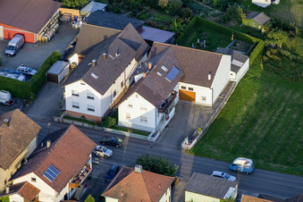 Photographie aérienne de Landstr à le quartier Urloffen in Appenweier dans le département Bade-Wurtemberg, Allemagne