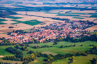 Photographie aérienne de Vue de la ville depuis le sud-ouest à Rohrbach dans le département Rhénanie-Palatinat, Allemagne