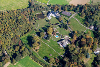 Grötzingen, domaine Schmieder au Rittnerthof à le quartier Durlach in Karlsruhe dans le département Bade-Wurtemberg, Allemagne hors des airs