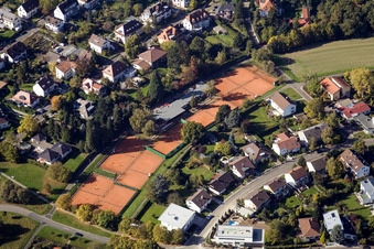 Vue aérienne de TC 1929 eV à le quartier Rüppurr in Karlsruhe dans le département Bade-Wurtemberg, Allemagne