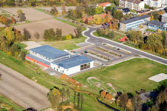 Vue aérienne de Salle Bienwald Kandel à Kandel dans le département Rhénanie-Palatinat, Allemagne