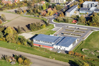 Vue oblique de Salle Bienwald Kandel à Kandel dans le département Rhénanie-Palatinat, Allemagne
