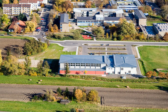 Vue d'oiseau de Salle Bienwald Kandel à Kandel dans le département Rhénanie-Palatinat, Allemagne