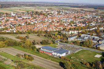Image drone de Salle Bienwald Kandel à Kandel dans le département Rhénanie-Palatinat, Allemagne