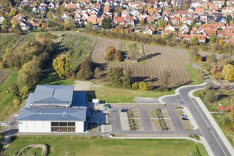 Vue oblique de Salle Bienwald Kandel à Kandel dans le département Rhénanie-Palatinat, Allemagne