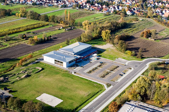 Salle Bienwald Kandel à Kandel dans le département Rhénanie-Palatinat, Allemagne hors des airs