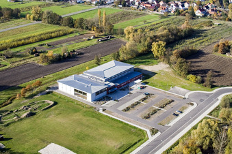 Salle Bienwald Kandel à Kandel dans le département Rhénanie-Palatinat, Allemagne vue d'en haut