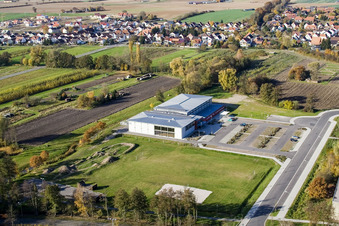 Salle Bienwald Kandel à Kandel dans le département Rhénanie-Palatinat, Allemagne vue du ciel