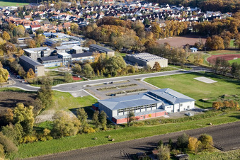 Salle Bienwald Kandel à Kandel dans le département Rhénanie-Palatinat, Allemagne hors des airs