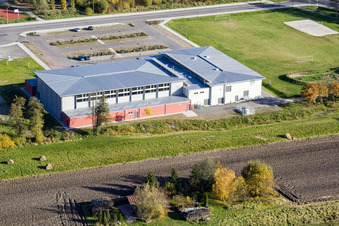 Salle Bienwald Kandel à Kandel dans le département Rhénanie-Palatinat, Allemagne vue d'en haut