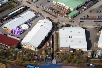 Vue aérienne de Horstring à le quartier Minderslachen in Kandel dans le département Rhénanie-Palatinat, Allemagne