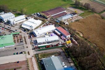 Vue oblique de Horstring à le quartier Minderslachen in Kandel dans le département Rhénanie-Palatinat, Allemagne