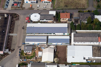 Vue aérienne de Sparta Carpentry GmbH à Offenbach an der Queich dans le département Rhénanie-Palatinat, Allemagne