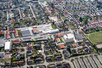 Vue aérienne de Aide au revenu SÜW à Offenbach an der Queich dans le département Rhénanie-Palatinat, Allemagne