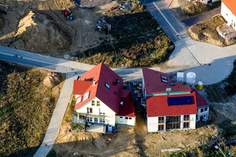 Vue aérienne de Sur la haute piste à Kandel dans le département Rhénanie-Palatinat, Allemagne
