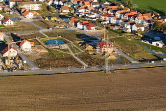 Vue oblique de Sur la haute piste à Kandel dans le département Rhénanie-Palatinat, Allemagne