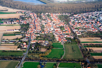 Photographie aérienne de Altspeyerer Straße à Lingenfeld dans le département Rhénanie-Palatinat, Allemagne