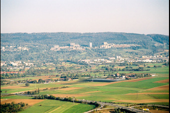 Quartier Emmertsgrund in Heidelberg dans le département Bade-Wurtemberg, Allemagne vue du ciel