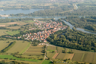 Munchhausen dans le département Bas Rhin, France vue d'en haut