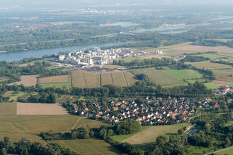 Beinheim dans le département Bas Rhin, France vue d'en haut