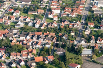 Beinheim dans le département Bas Rhin, France vue du ciel