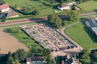 Rountzenheim dans le département Bas Rhin, France d'en haut