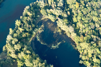 Quartier Freistett in Rheinau dans le département Bade-Wurtemberg, Allemagne hors des airs