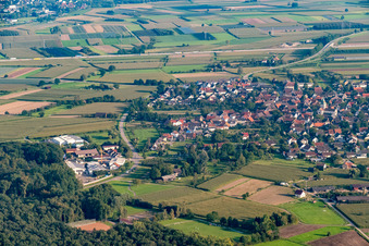Quartier Wagshurst in Achern dans le département Bade-Wurtemberg, Allemagne d'en haut