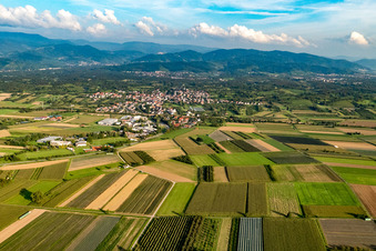 Vue aérienne de Quartier Önsbach in Achern dans le département Bade-Wurtemberg, Allemagne