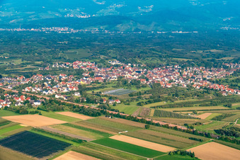 Vue oblique de Quartier Önsbach in Achern dans le département Bade-Wurtemberg, Allemagne