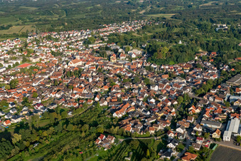 Photographie aérienne de Renchen dans le département Bade-Wurtemberg, Allemagne
