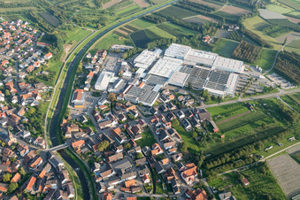 Vue aérienne de Progresswork Oberkirch à le quartier Stadelhofen in Oberkirch dans le département Bade-Wurtemberg, Allemagne