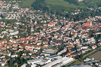 Vue aérienne de Quartier Gaisbach in Oberkirch dans le département Bade-Wurtemberg, Allemagne