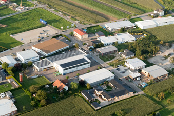 Photographie aérienne de Zone commerciale de la Südstraße à le quartier Urloffen in Appenweier dans le département Bade-Wurtemberg, Allemagne