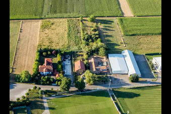 Image drone de Quartier Billigheim in Billigheim-Ingenheim dans le département Rhénanie-Palatinat, Allemagne