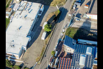 Billigheim-Ingenheim dans le département Rhénanie-Palatinat, Allemagne d'un drone