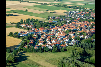 Rohrbach dans le département Rhénanie-Palatinat, Allemagne d'en haut