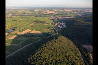 Photographie aérienne de Pfalzklinik Landeck de Norden à Klingenmünster dans le département Rhénanie-Palatinat, Allemagne
