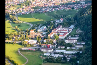 Vue aérienne de Clinique à Klingenmünster dans le département Rhénanie-Palatinat, Allemagne