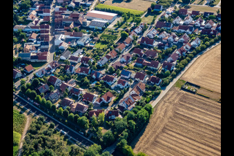 Vue aérienne de Boulanger à Steinweiler dans le département Rhénanie-Palatinat, Allemagne