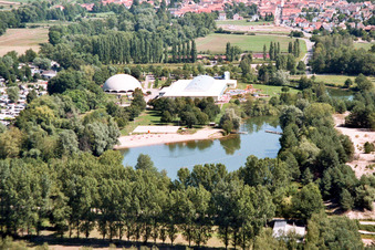 Vue aérienne de Moby Dick à Rülzheim dans le département Rhénanie-Palatinat, Allemagne