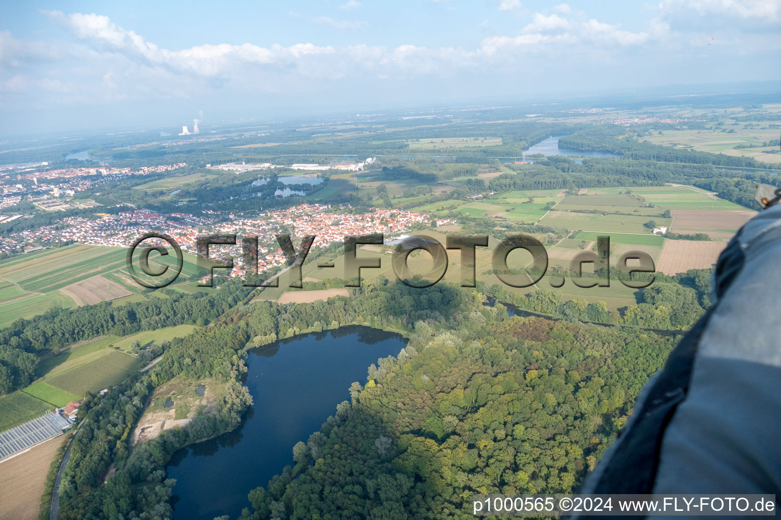 Germersheim dans le département Rhénanie-Palatinat, Allemagne vue du ciel