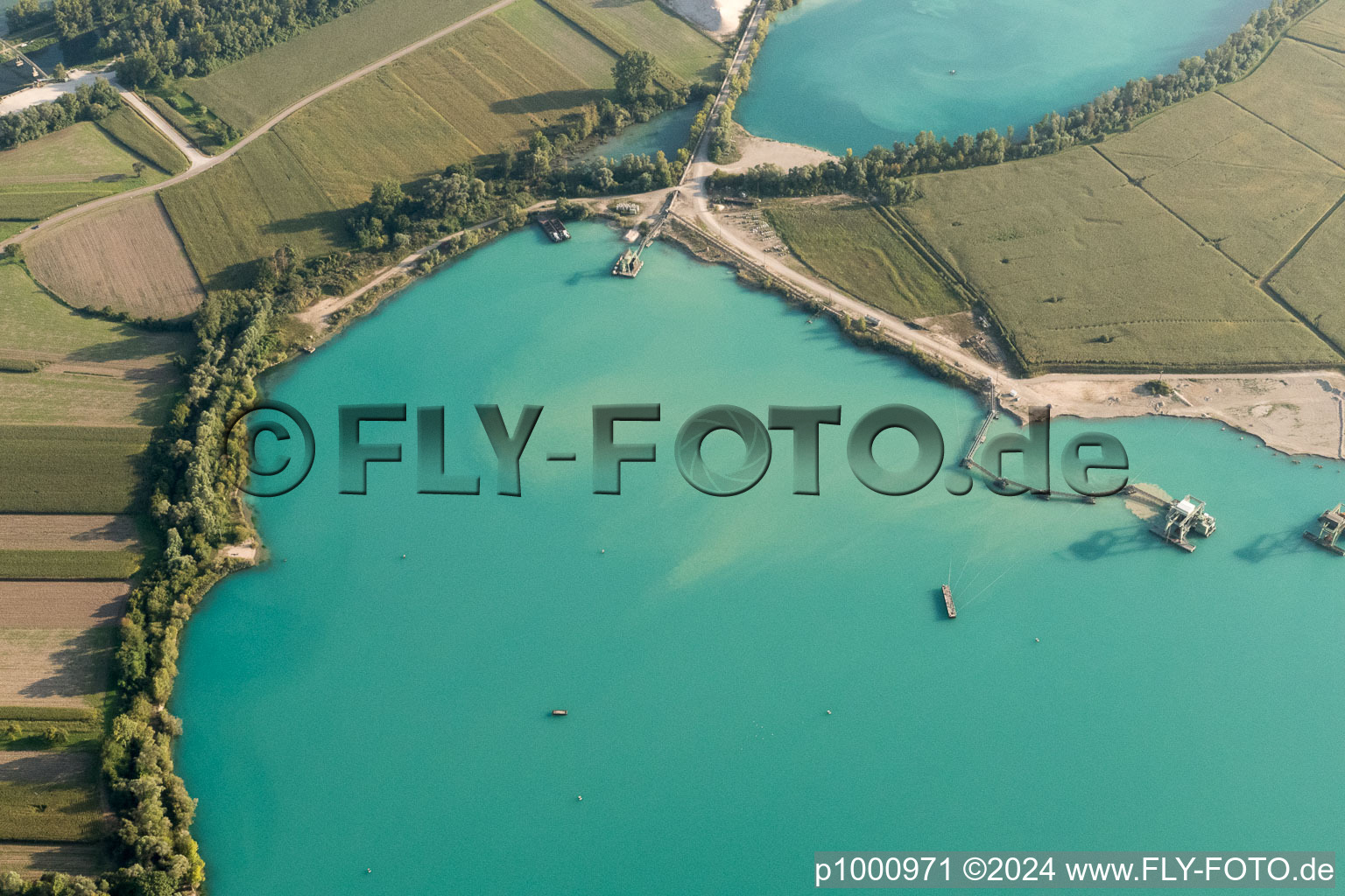 Offendorf dans le département Bas Rhin, France vue d'en haut