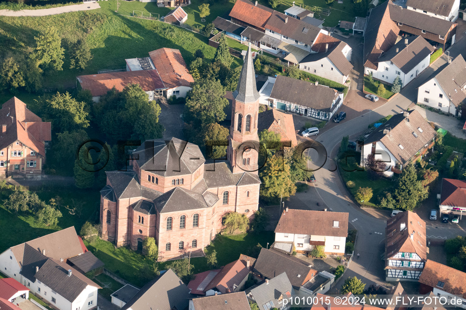 Image drone de Quartier Rheinbischofsheim in Rheinau dans le département Bade-Wurtemberg, Allemagne