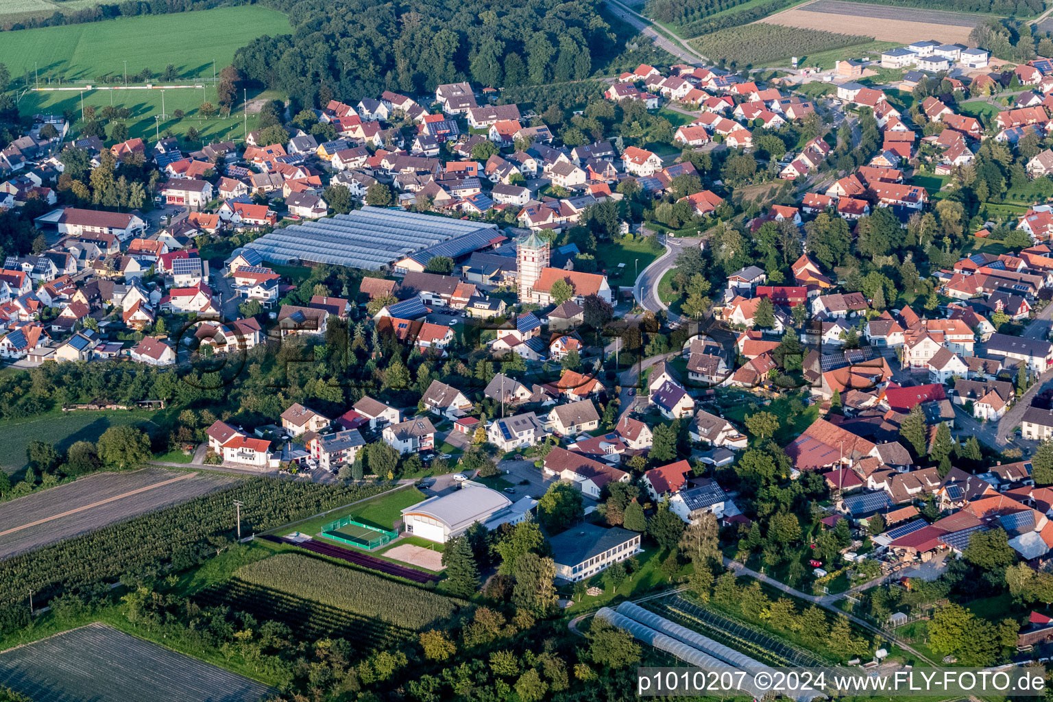 Photographie aérienne de Quartier Zusenhofen in Oberkirch dans le département Bade-Wurtemberg, Allemagne