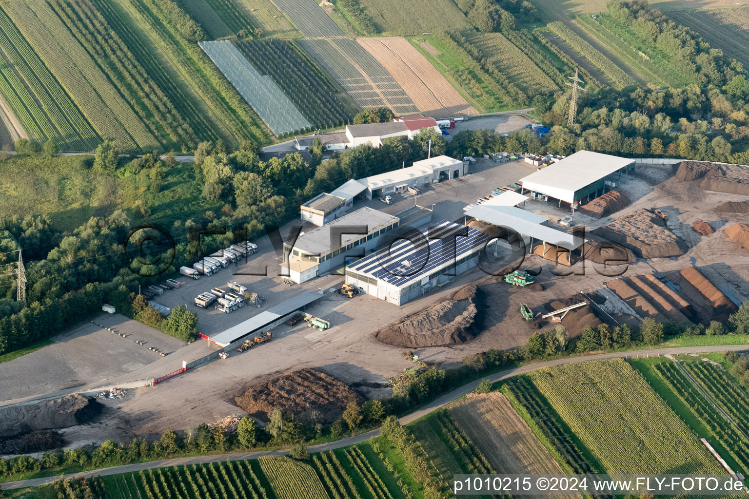 Vue aérienne de OCO H.Weber GmbH à le quartier Urloffen in Appenweier dans le département Bade-Wurtemberg, Allemagne