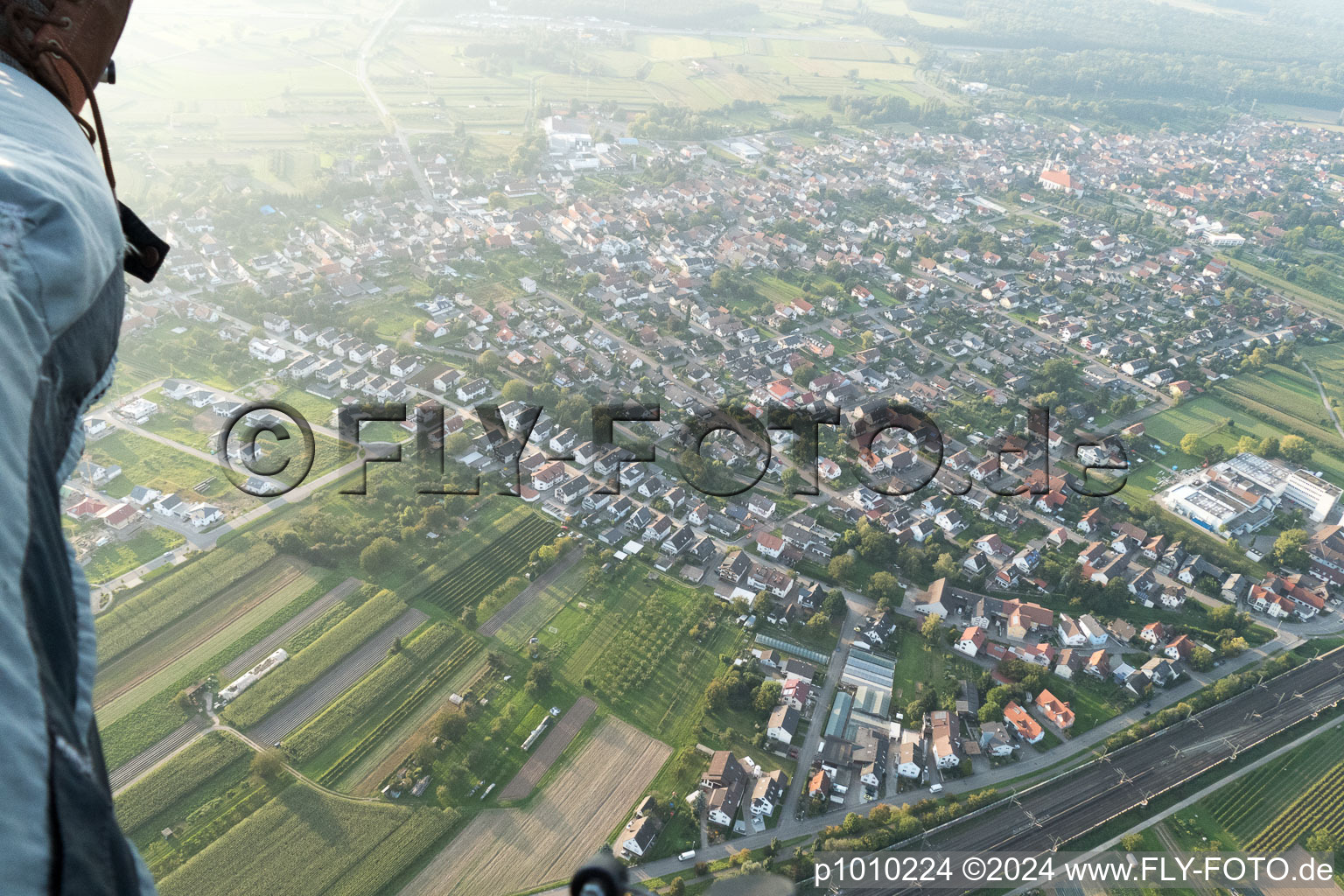 Enregistrement par drone de Quartier Urloffen in Appenweier dans le département Bade-Wurtemberg, Allemagne